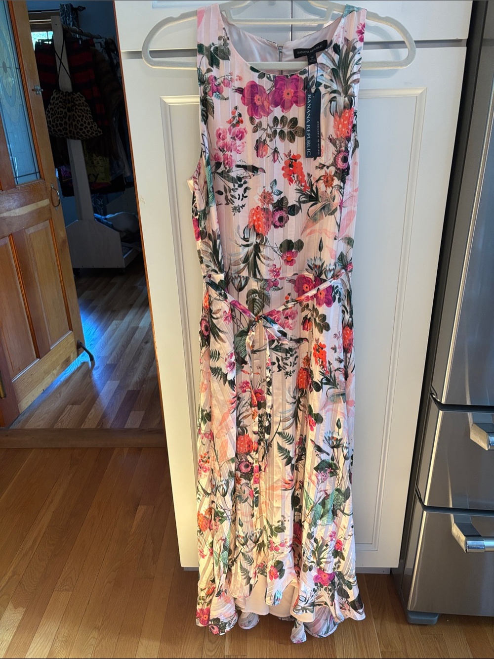 Banana Republic Botanical Fit & Flare Floral Maxi